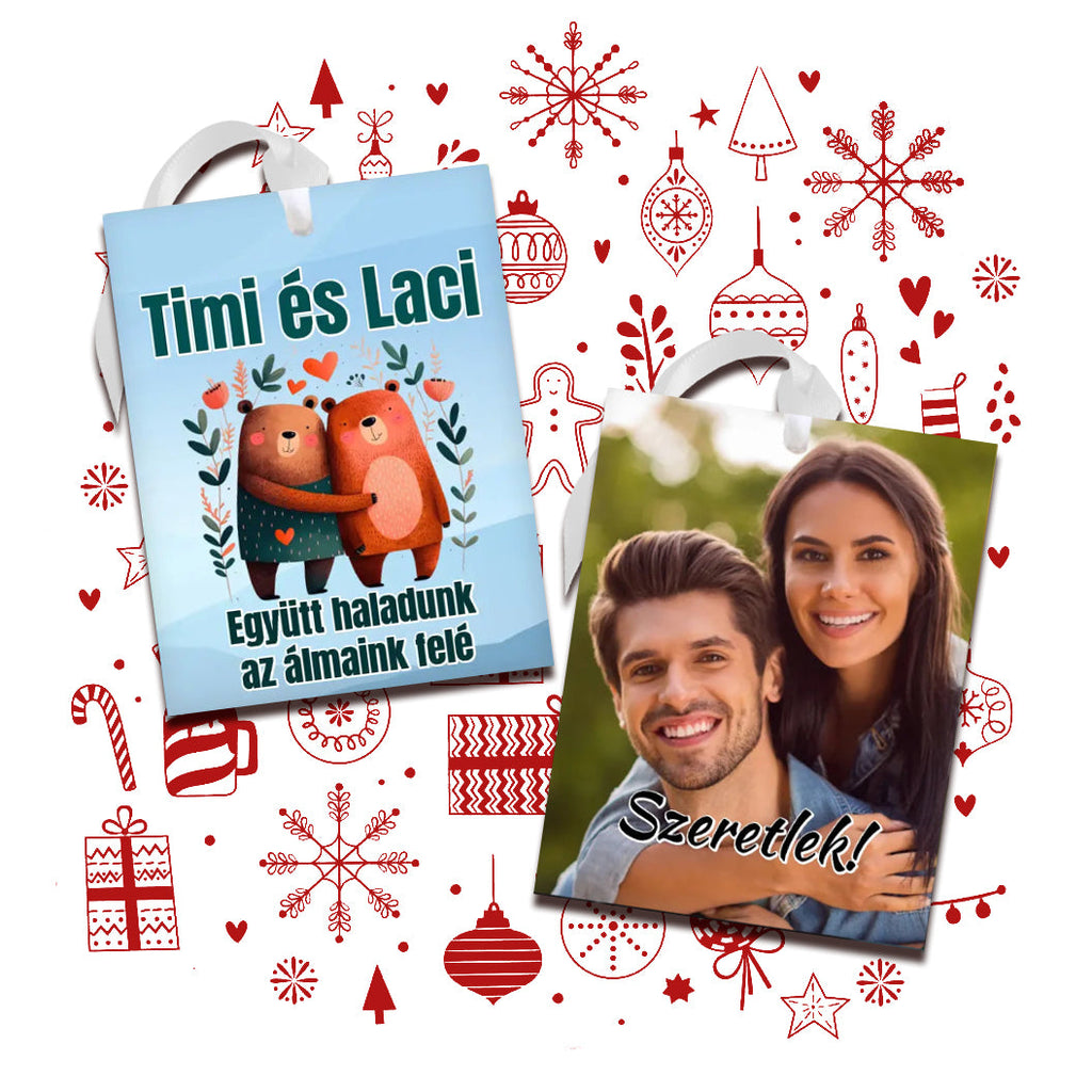 Egyedi fényképes autóillatosító - Ajándékverzum