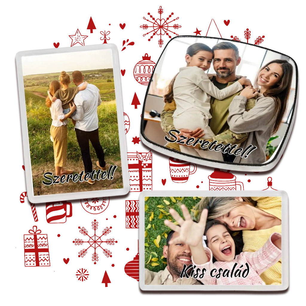 Egyedi hűtőmágnes