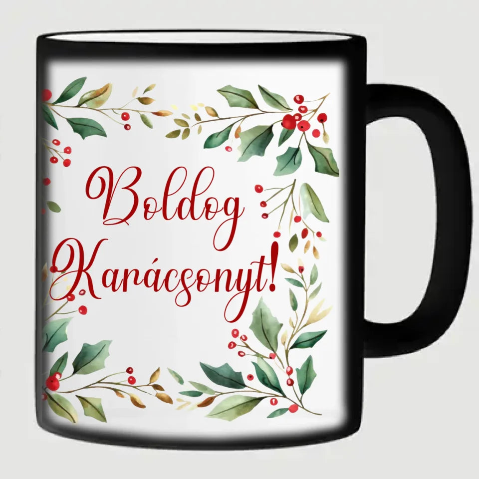 Egyedi karakteres karácsonyi bögre idősebb nőknek - Ajándékverzum