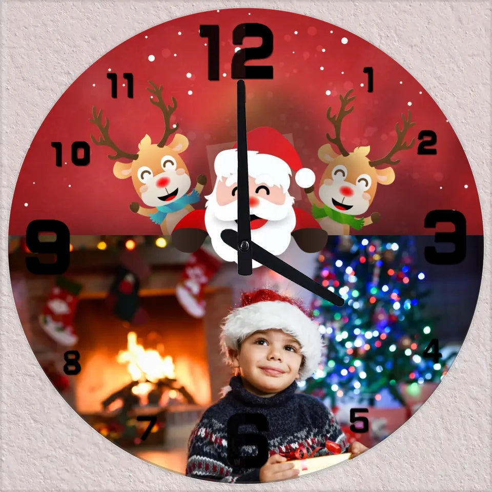 Karácsonyi falióra gyerekeknek - Ajándékverzum