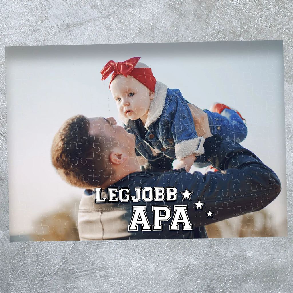 Egyedi fényképes puzzle apák napjára - Ajándékverzum