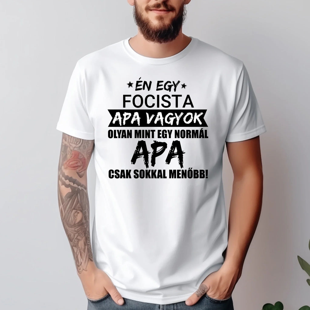 Menő apa póló egyedi jellemzéssel - Ajándékverzum