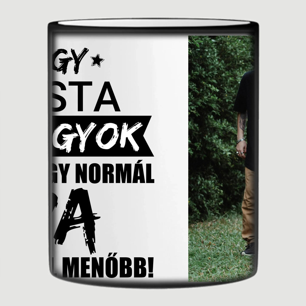 Menő apa fényképes bögre egyedi jellemzéssel - Ajándékverzum