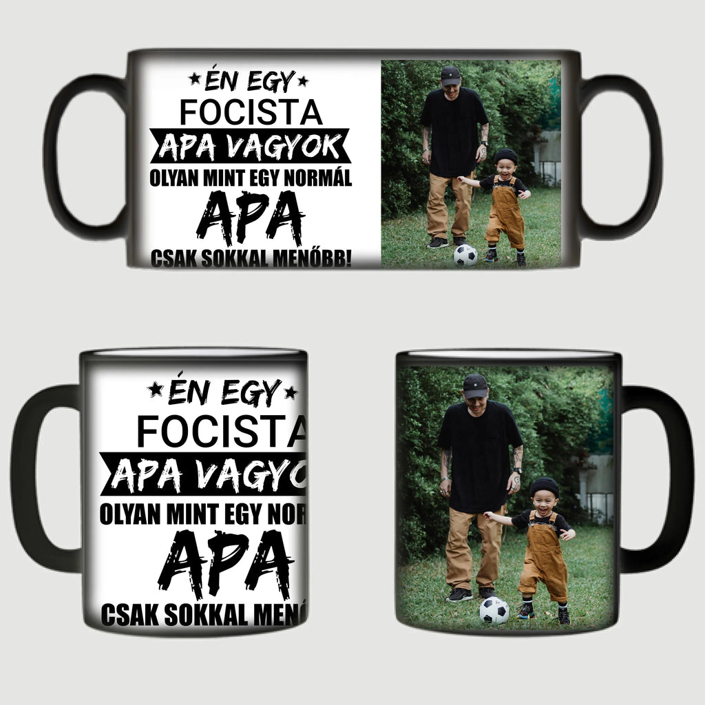 Menő apa fényképes bögre egyedi jellemzéssel - Ajándékverzum