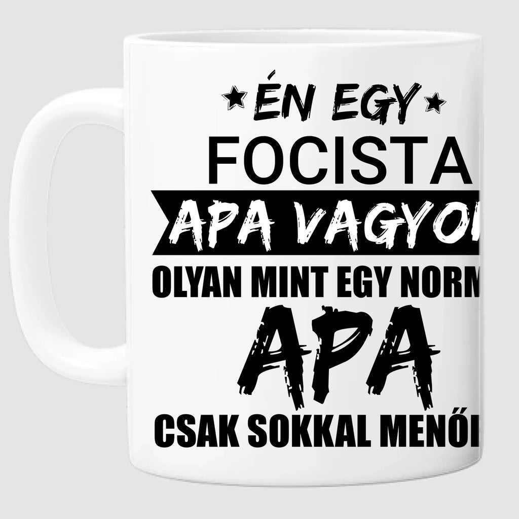 Menő apa fényképes bögre egyedi jellemzéssel - Ajándékverzum