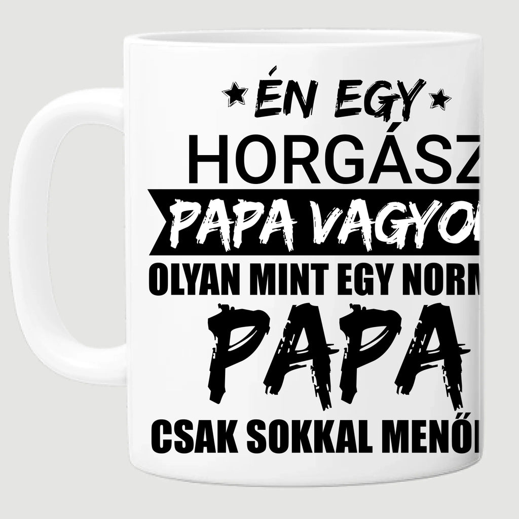 Menő papa fényképes bögre egyedi jellemzéssel - Ajándékverzum