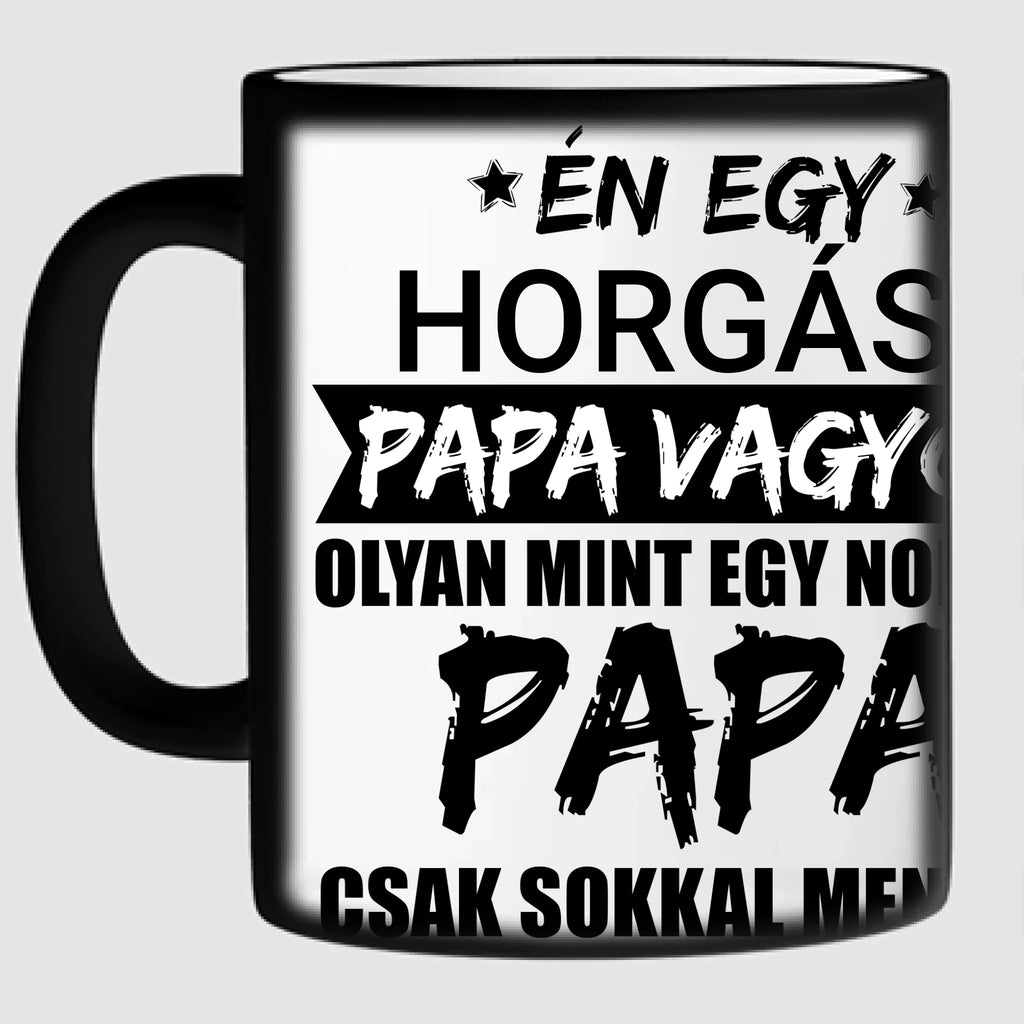 Menő papa fényképes bögre egyedi jellemzéssel - Ajándékverzum