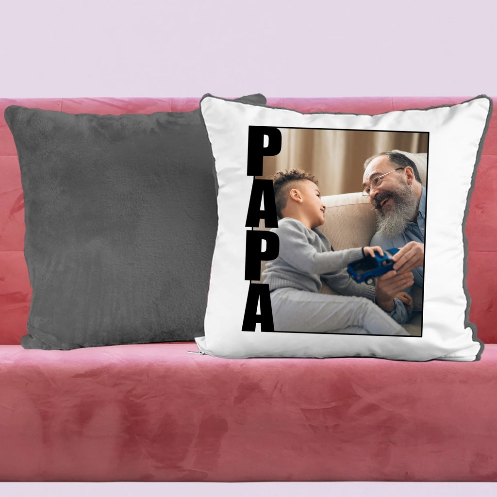 Papa feliratos egyedi fényképes párna - Ajándékverzum