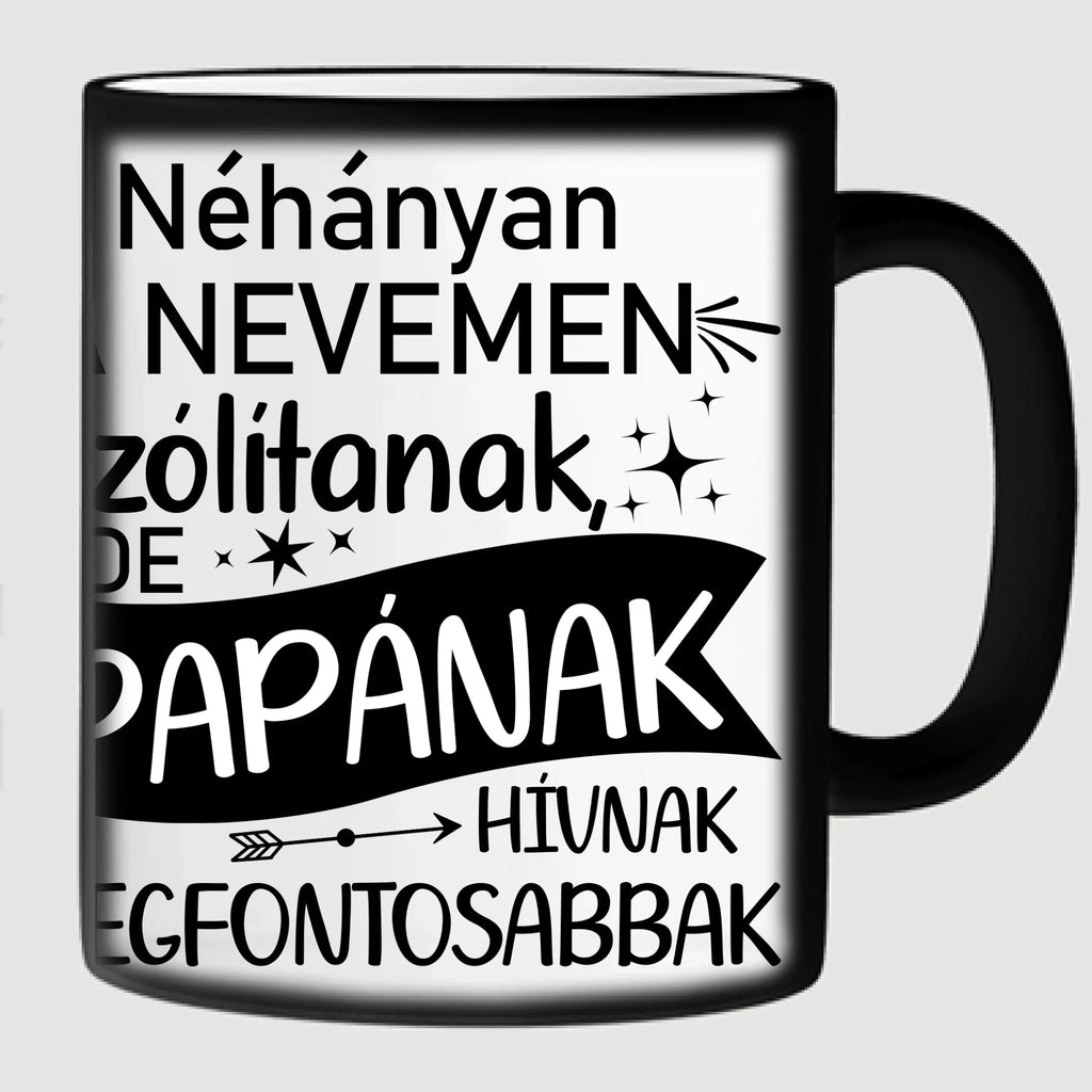 Papa feliratos egyedi 8 fényképes bögre választható felirattal - Ajándékverzum