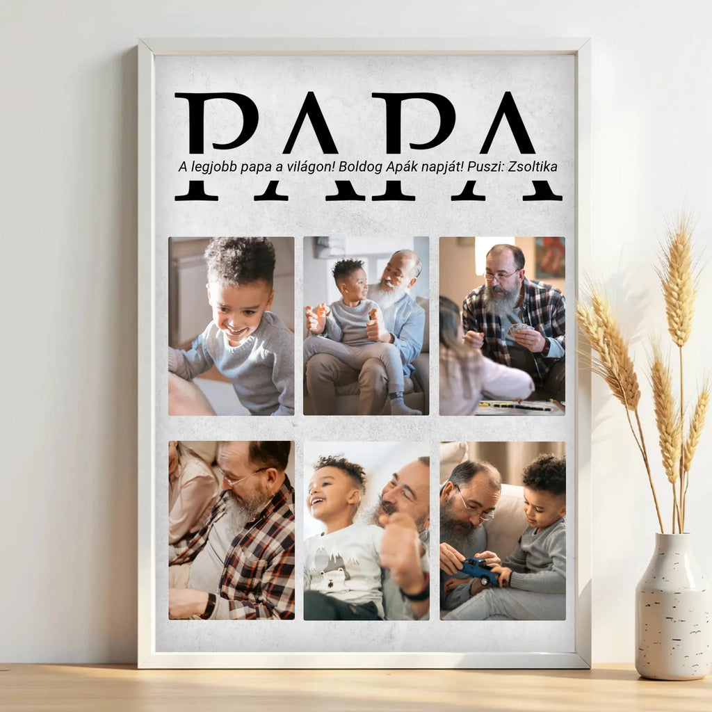 Egyedi fényképes falikép A3 méretben - Ajándékverzum