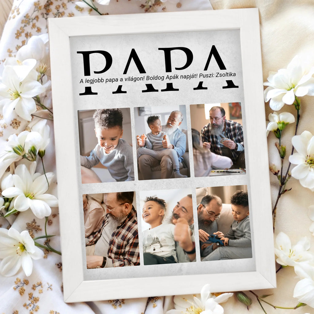 Egyedi fényképes falikép A4 méretben - Ajándékverzum