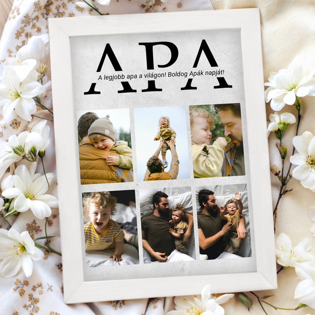 Egyedi fényképes falikép A4 méretben - Ajándékverzum