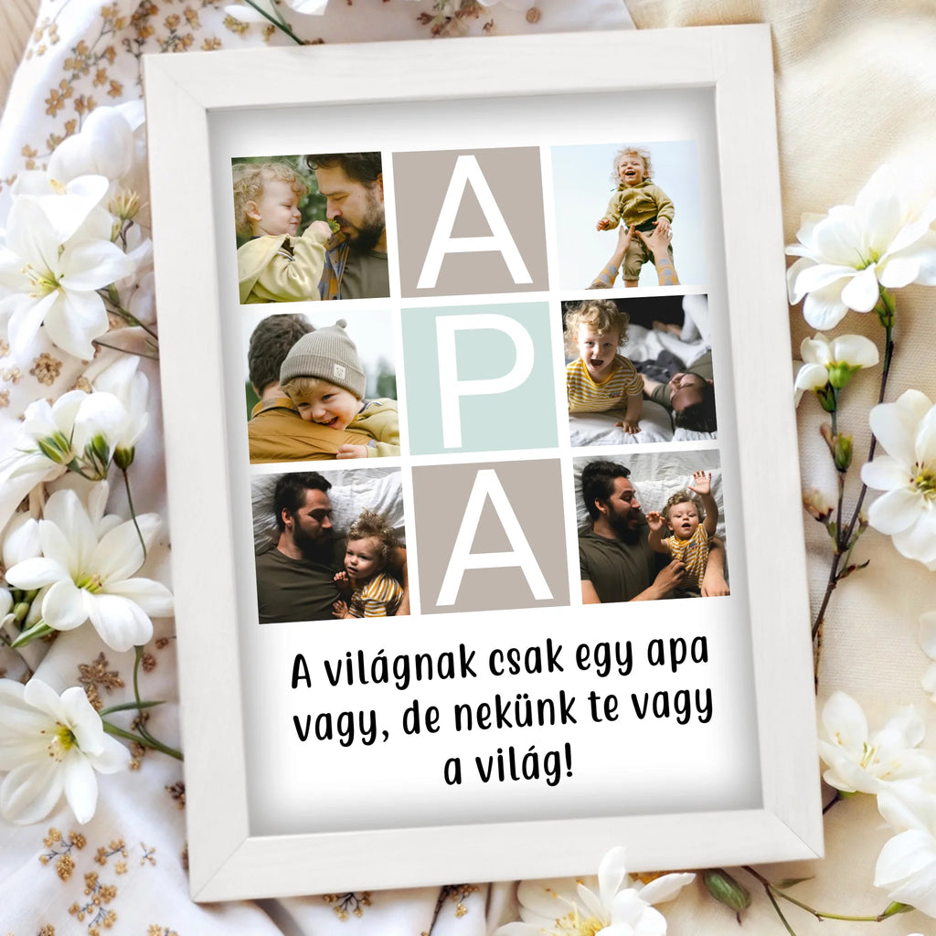 Egyedi fényképes falikép A4 méretben - Ajándékverzum