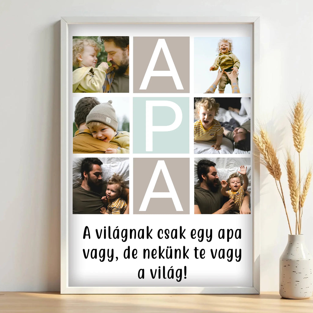Egyedi fényképes falikép A3 méretben - Ajándékverzum