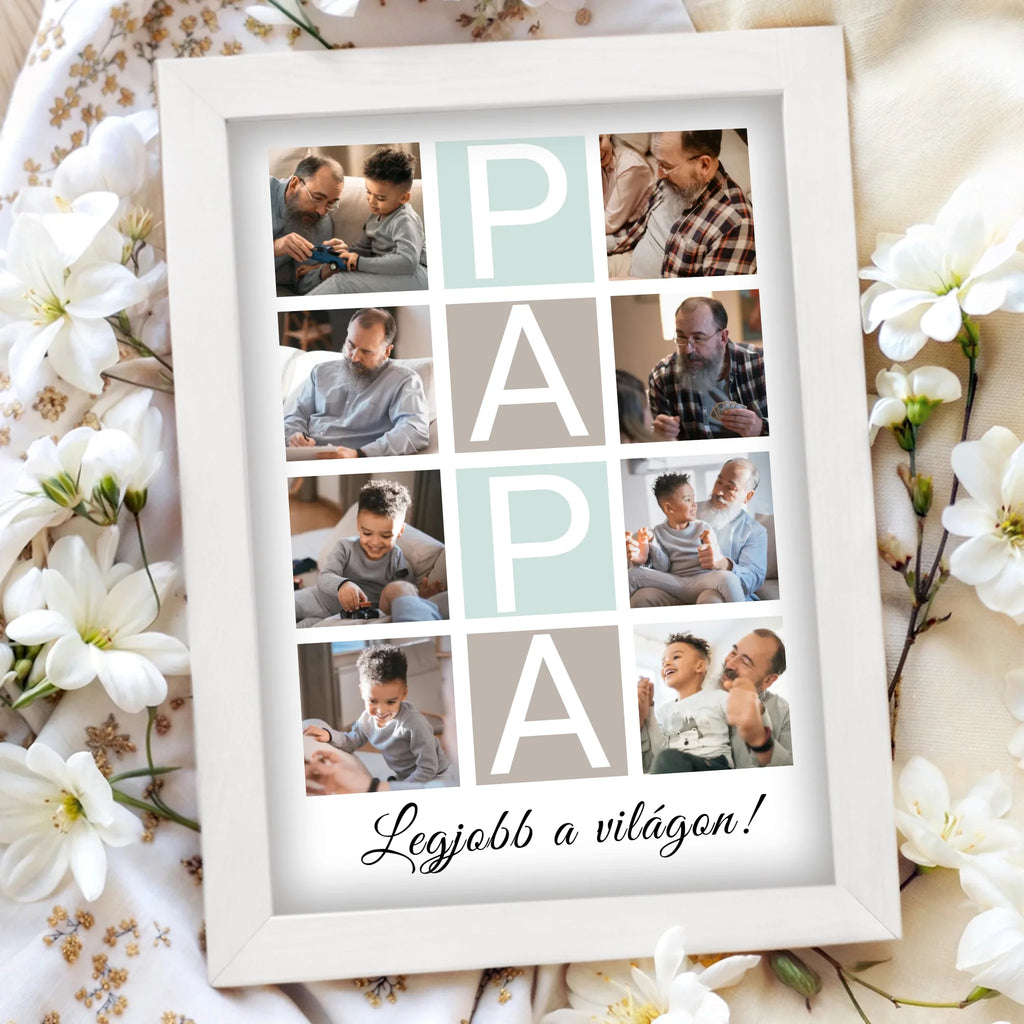 Egyedi fényképes falikép A4 méretben - Ajándékverzum