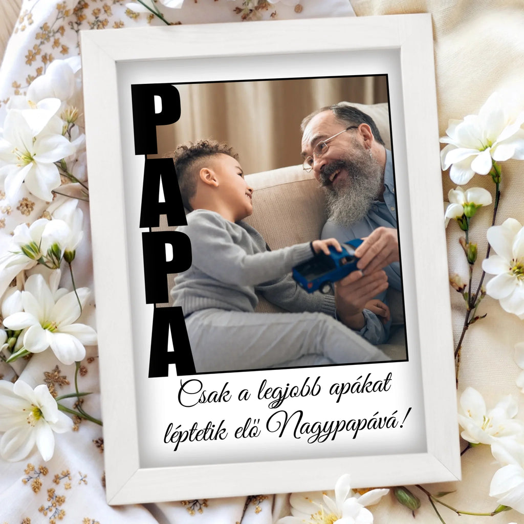 Egyedi fényképes falikép A4 méretben - Ajándékverzum