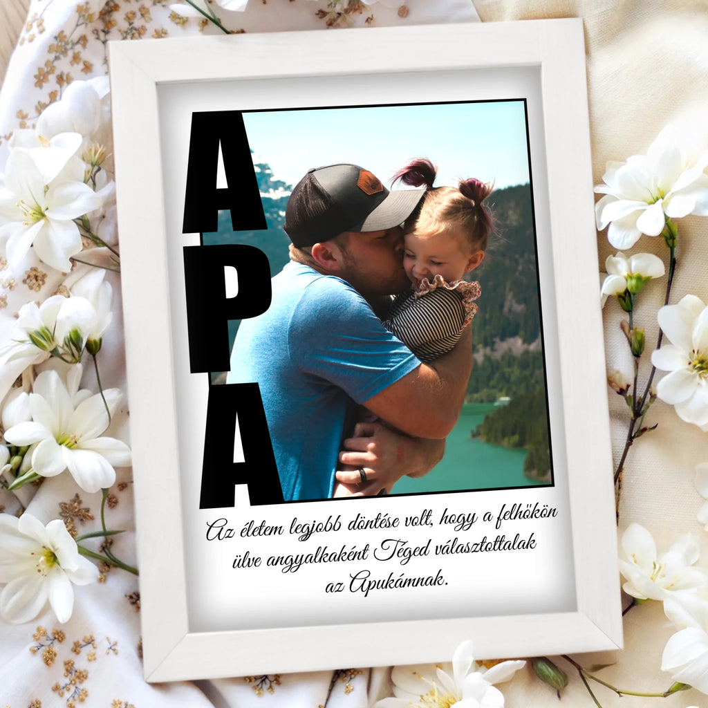 Egyedi fényképes falikép A4 méretben - Ajándékverzum
