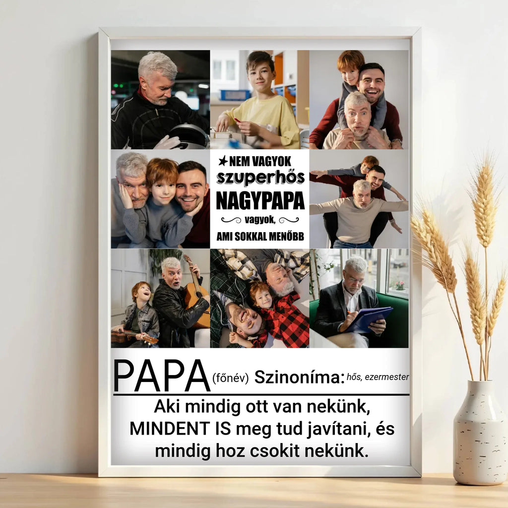 Egyedi fényképes falikép A3 méretben - Ajándékverzum