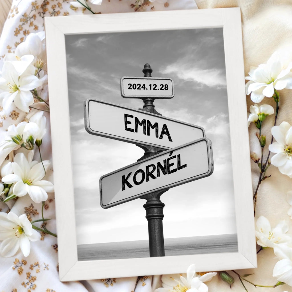 Egyedi fényképes falikép A4 méretben - Ajándékverzum