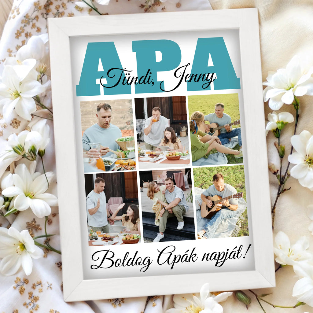 Egyedi fényképes falikép A4 méretben - Ajándékverzum