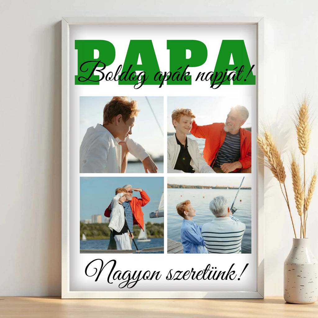 Egyedi fényképes falikép A3 méretben - Ajándékverzum