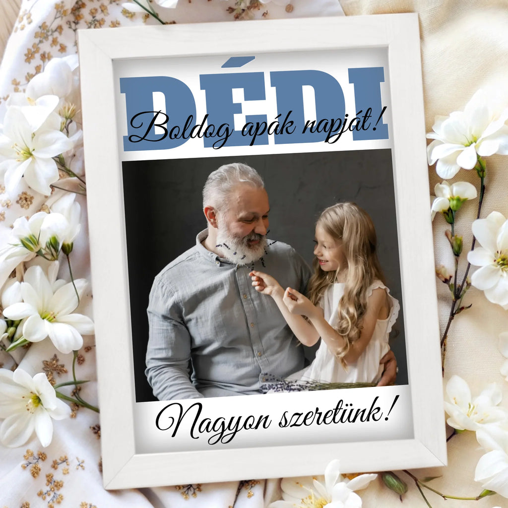 Egyedi fényképes falikép A4 méretben - Ajándékverzum