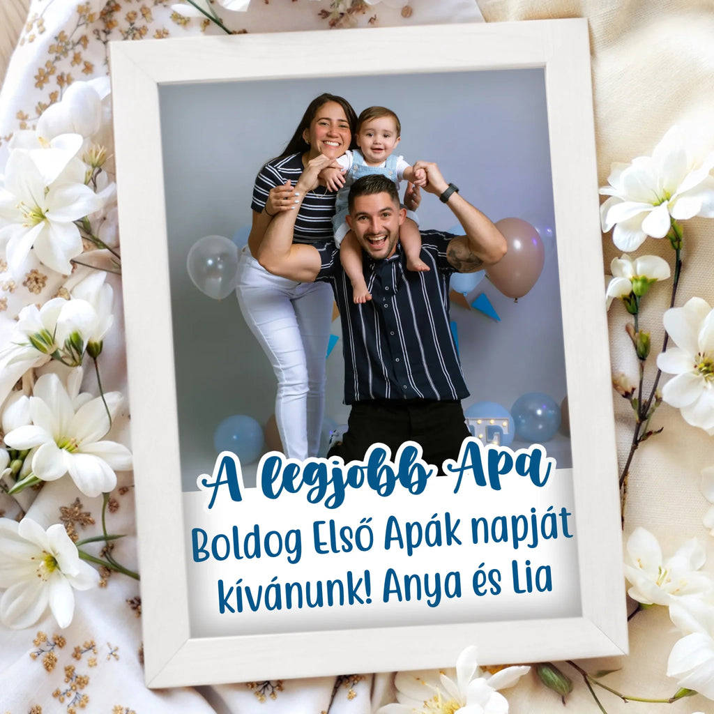 Egyedi fényképes falikép A4 méretben - Ajándékverzum