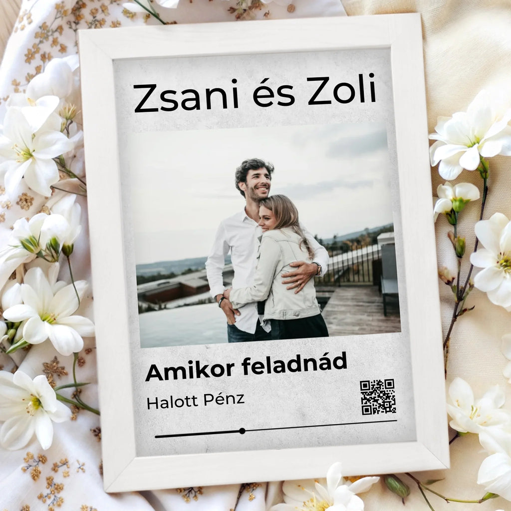 Egyedi fényképes falikép A4 méretben - Ajándékverzum