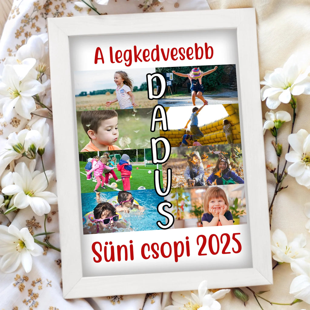 Egyedi fényképes falikép A4 méretben - Ajándékverzum