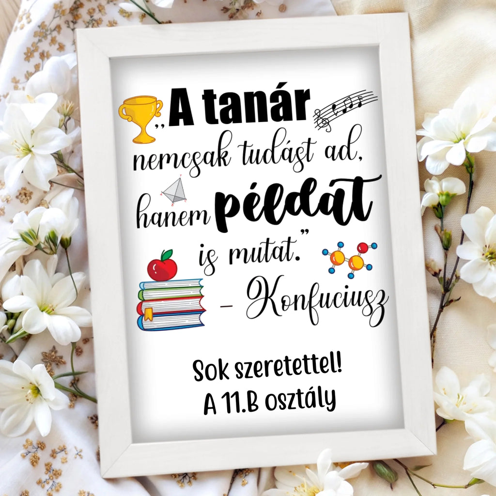 Egyedi fényképes falikép A4 méretben - Ajándékverzum