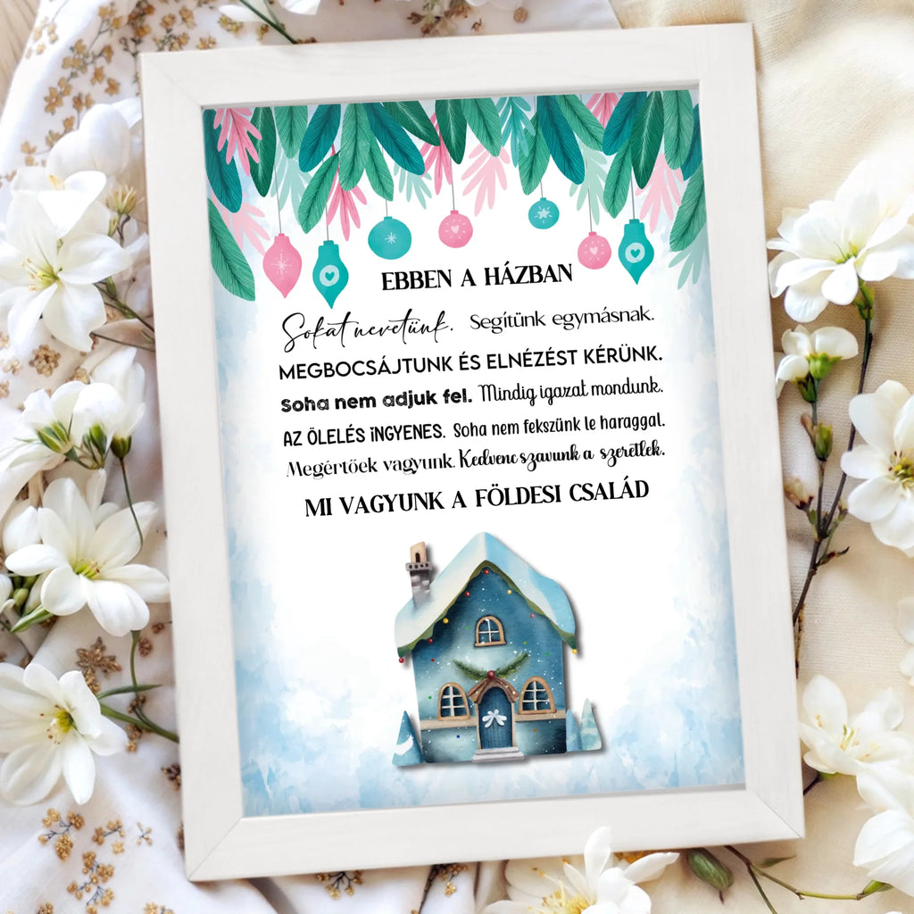 Egyedi fényképes falikép A4 méretben - Ajándékverzum