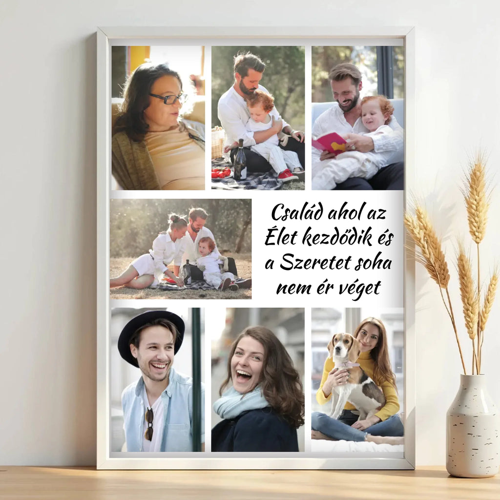 Egyedi fényképes falikép A3 méretben - Ajándékverzum