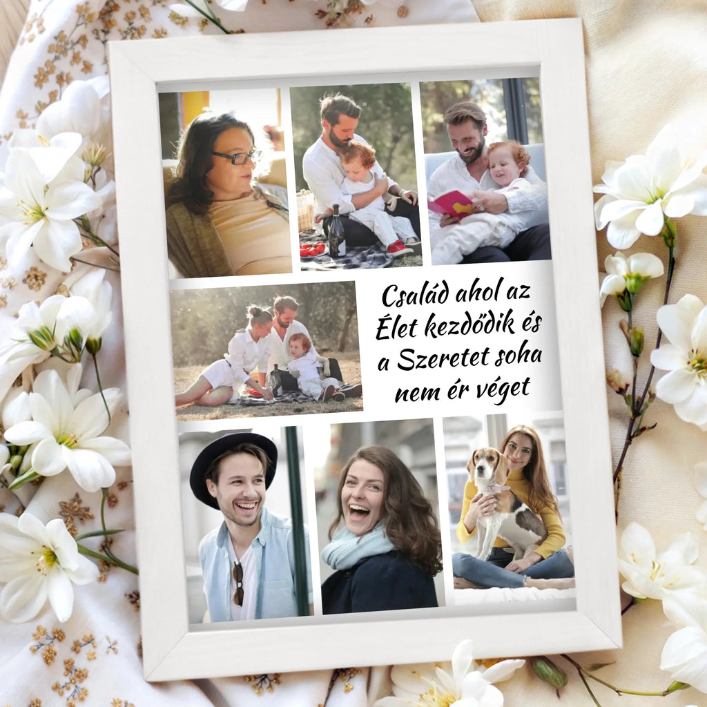 Egyedi fényképes falikép A4 méretben - Ajándékverzum
