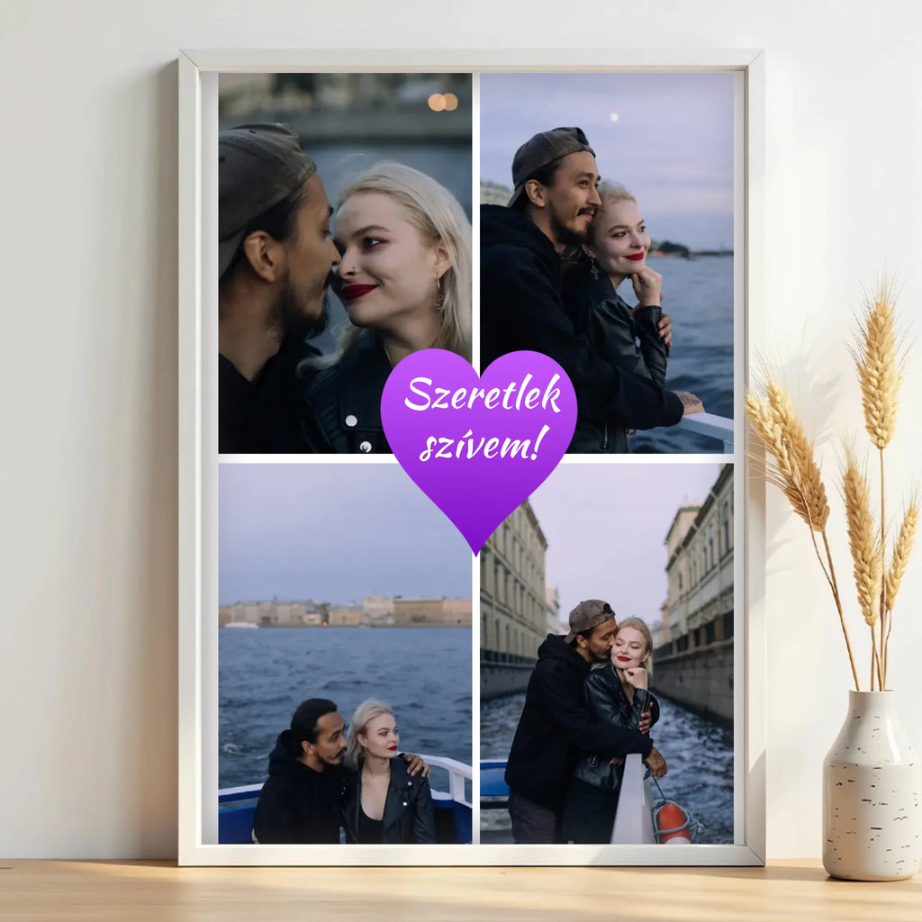 Egyedi fényképes falikép A3 méretben - Ajándékverzum