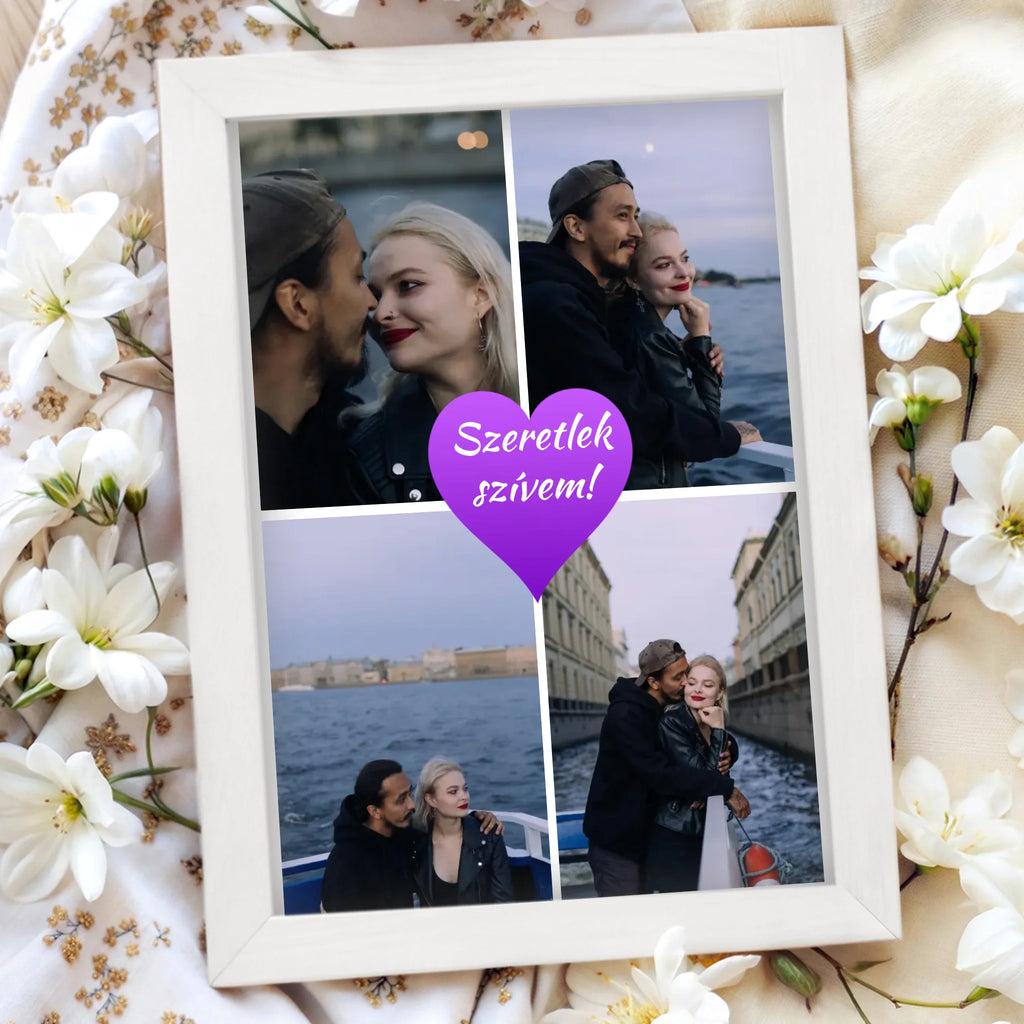 Egyedi fényképes falikép A4 méretben - Ajándékverzum