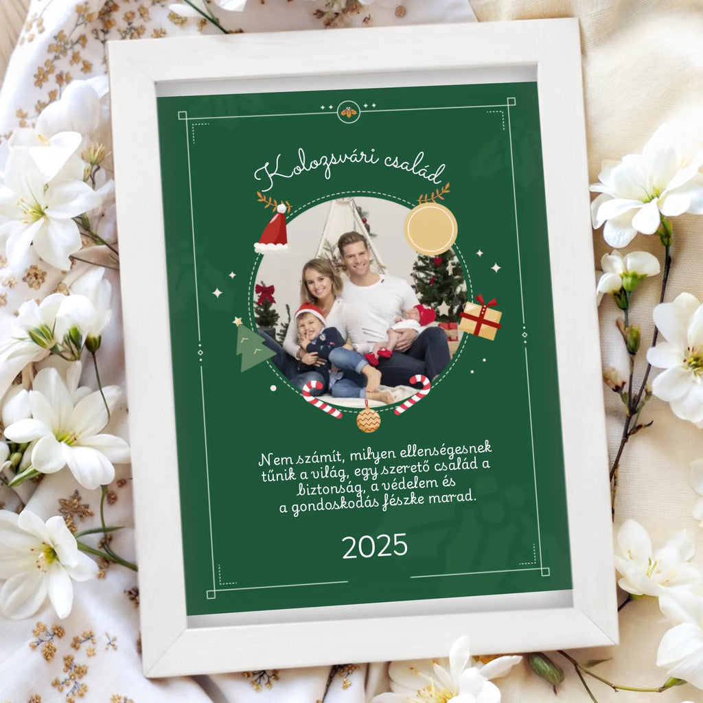 Egyedi fényképes falikép A4 méretben - Ajándékverzum