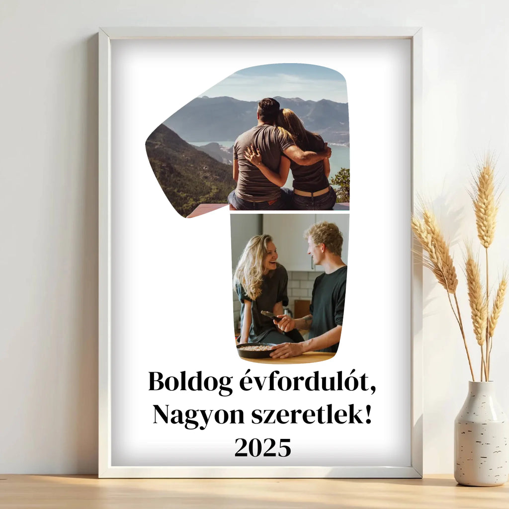 Egyedi fényképes falikép A3 méretben - Ajándékverzum
