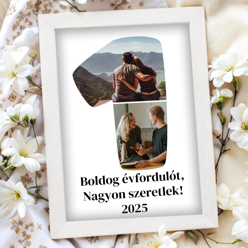 Egyedi fényképes falikép A4 méretben - Ajándékverzum