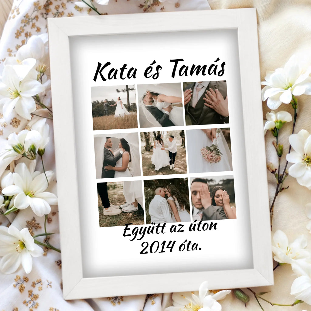 Egyedi fényképes falikép A4 méretben - Ajándékverzum