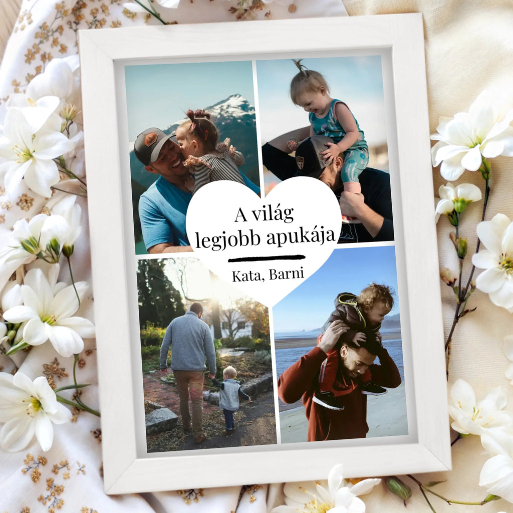 Egyedi fényképes falikép A4 méretben - Ajándékverzum