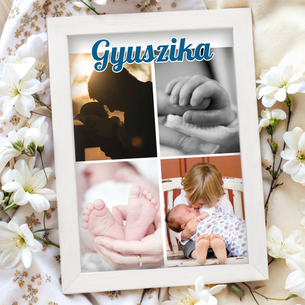 Egyedi fényképes falikép A4 méretben - Ajándékverzum