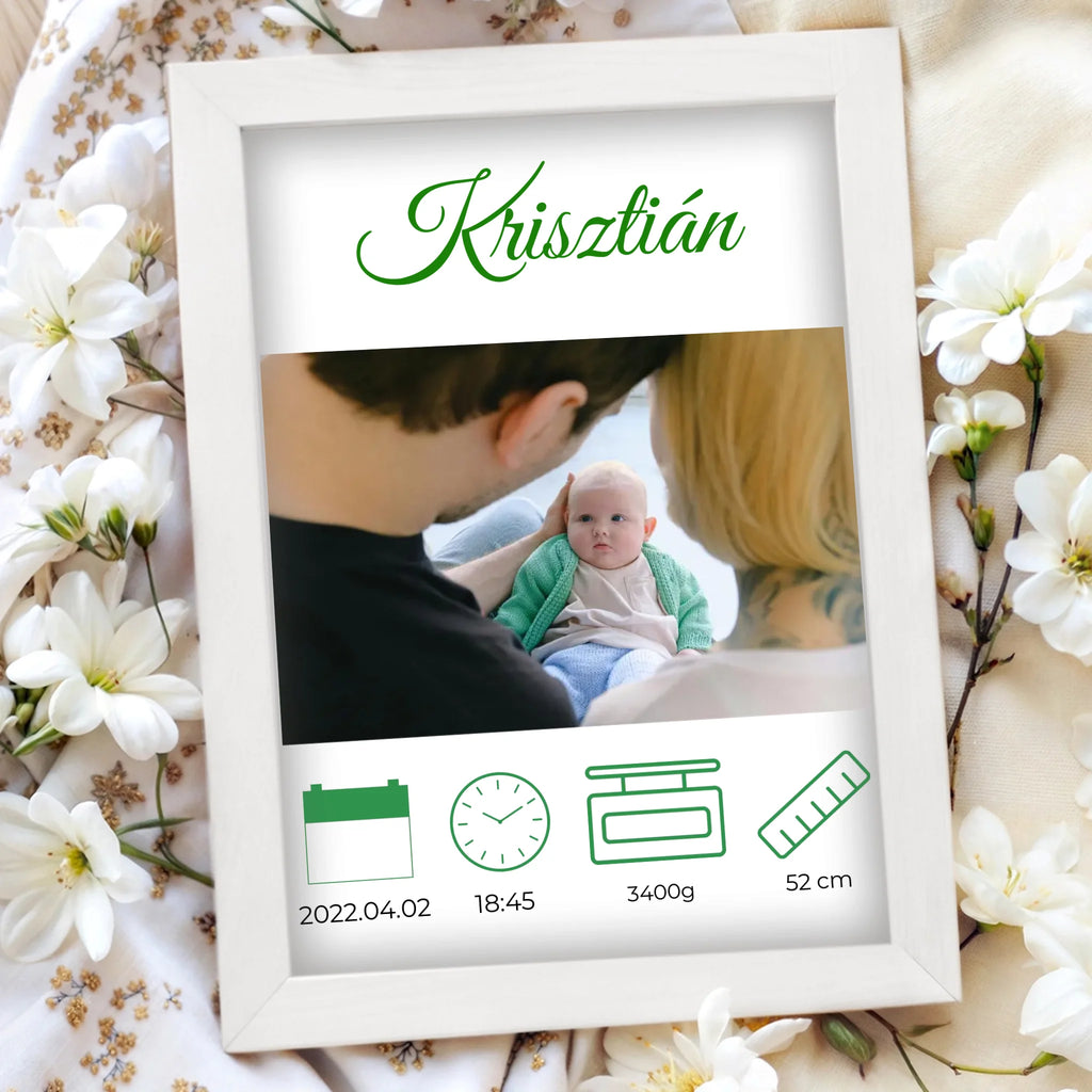 Egyedi fényképes falikép A4 méretben - Ajándékverzum