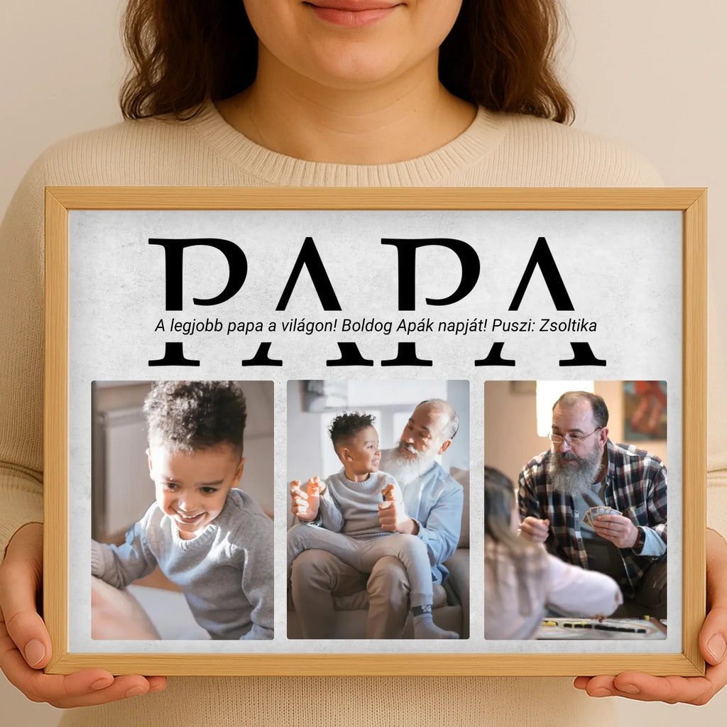 A3 saját fényképes falikép - Ajándékverzum