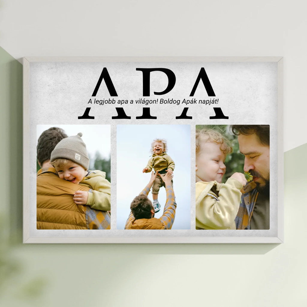 A3 méretű egyedi fényképes falikép - Ajándékverzum