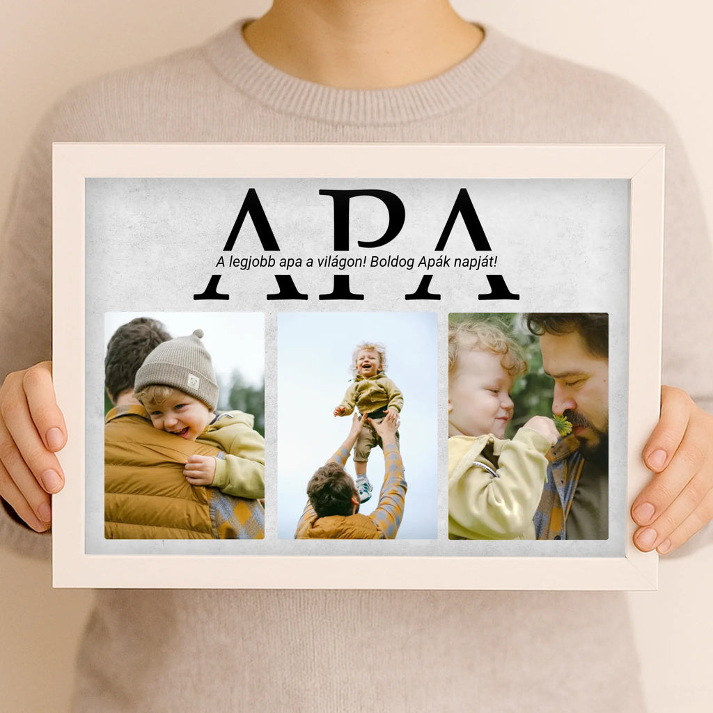 Egyedi fényképes falikép A4 méretben - Ajándékverzum