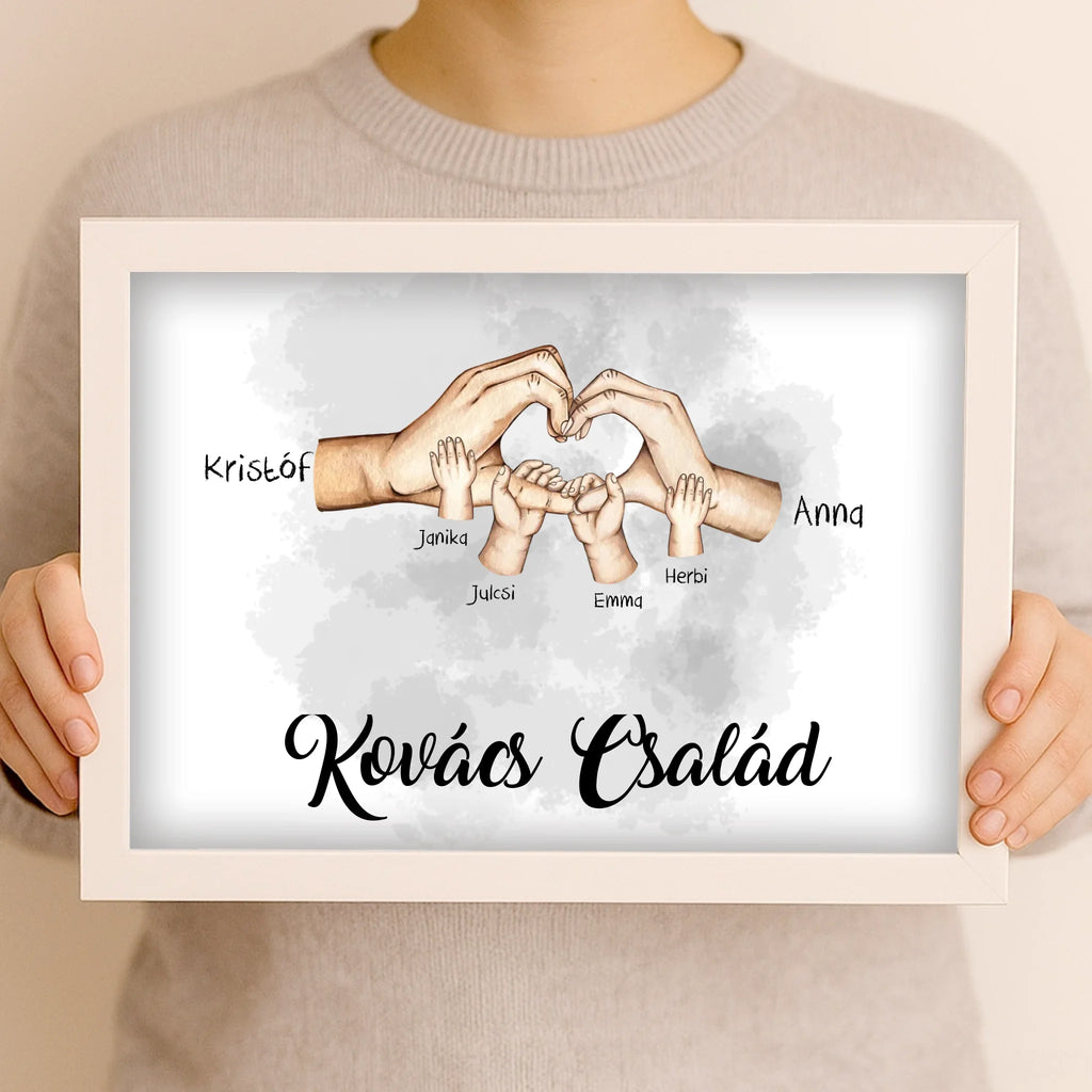 Egyedi fényképes falikép A4 méretben - Ajándékverzum