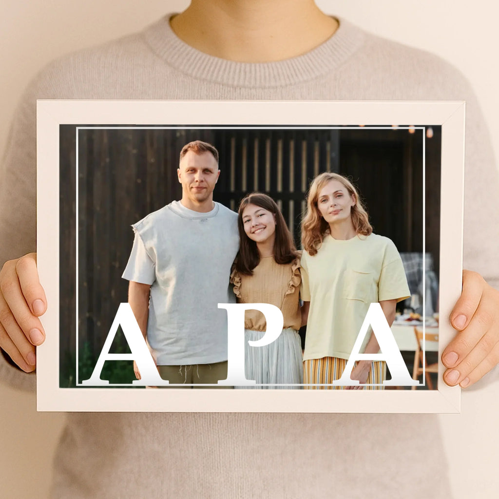 Egyedi fényképes falikép A4 méretben - Ajándékverzum