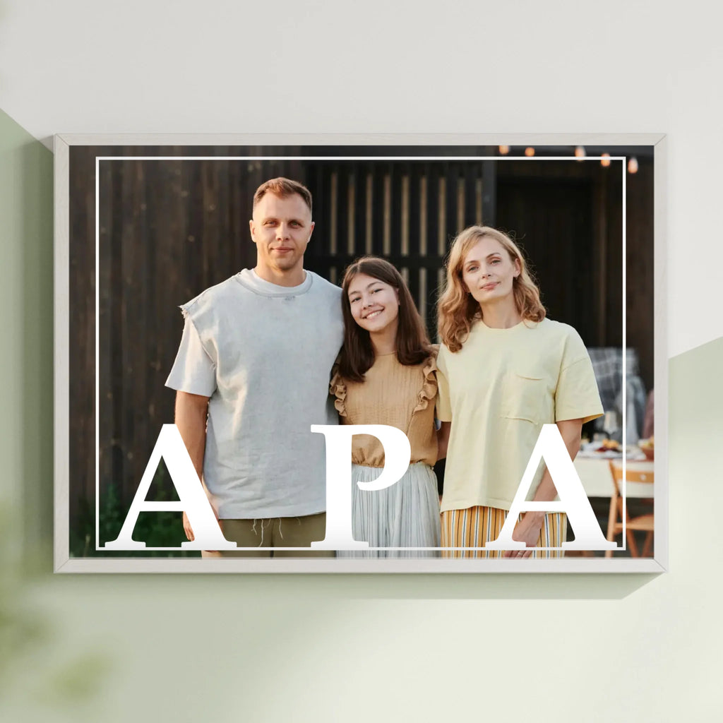 A3 méretű egyedi fényképes falikép - Ajándékverzum