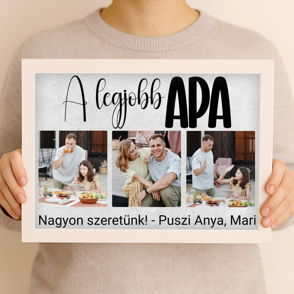 Egyedi fényképes falikép A4 méretben - Ajándékverzum