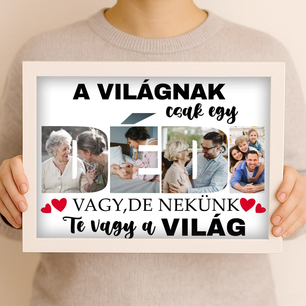 Egyedi fényképes falikép A4 méretben - Ajándékverzum